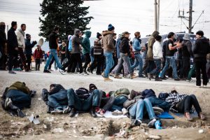 Idomeni, Görögország, menekültek